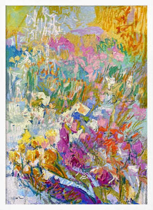 Tablou înramat „Vibrant Garden Dream” de Dorothy Fagan