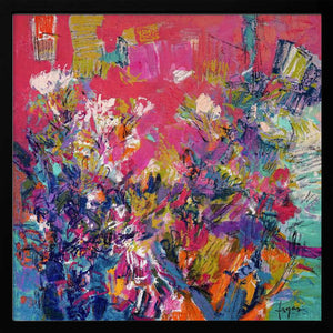 Tablou înramat „Radiant Floral Harmony” de Dorothy Fagan
