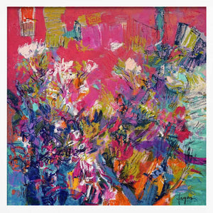 Tablou înramat „Radiant Floral Harmony” de Dorothy Fagan