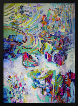 Tablou înramat „Vibrant Tapestry” de Dorothy Fagan