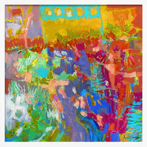 Tablou înramat „Df640from My Garden Window” de Dorothy Fagan