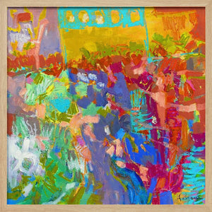 Tablou înramat „Df640from My Garden Window” de Dorothy Fagan
