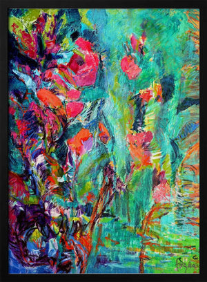 Tablou înramat „Vivid Colors And Delicate Petals” de Dorothy Fagan
