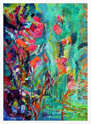 Tablou înramat „Vivid Colors And Delicate Petals” de Dorothy Fagan
