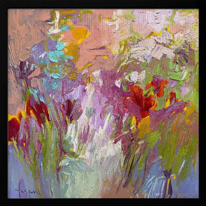 Tablou înramat „Colorful Bloom Palette” de Dorothy Fagan