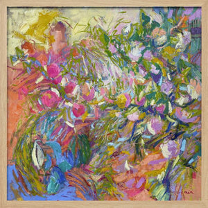 Tablou înramat „Vibrant Floral Petals” de Dorothy Fagan