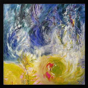 Tablou înramat „Expressionist Colorful Abstract” de Dorothy Fagan