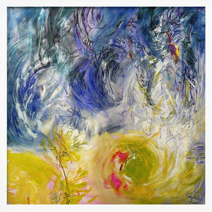 Tablou înramat „Expressionist Colorful Abstract” de Dorothy Fagan