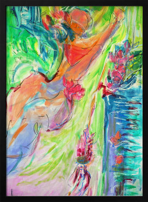 Tablou înramat „Colorful Whirlwind” de Dorothy Fagan