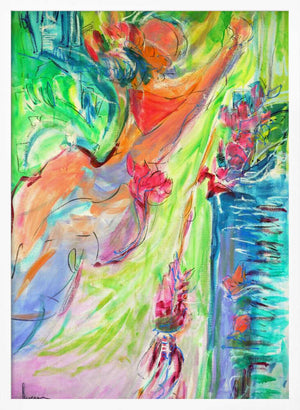 Tablou înramat „Colorful Whirlwind” de Dorothy Fagan