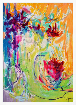 Tablou înramat „Vibrant Blossoms” de Dorothy Fagan