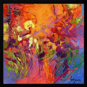 Tablou înramat „Vivid Sunburst” de Dorothy Fagan