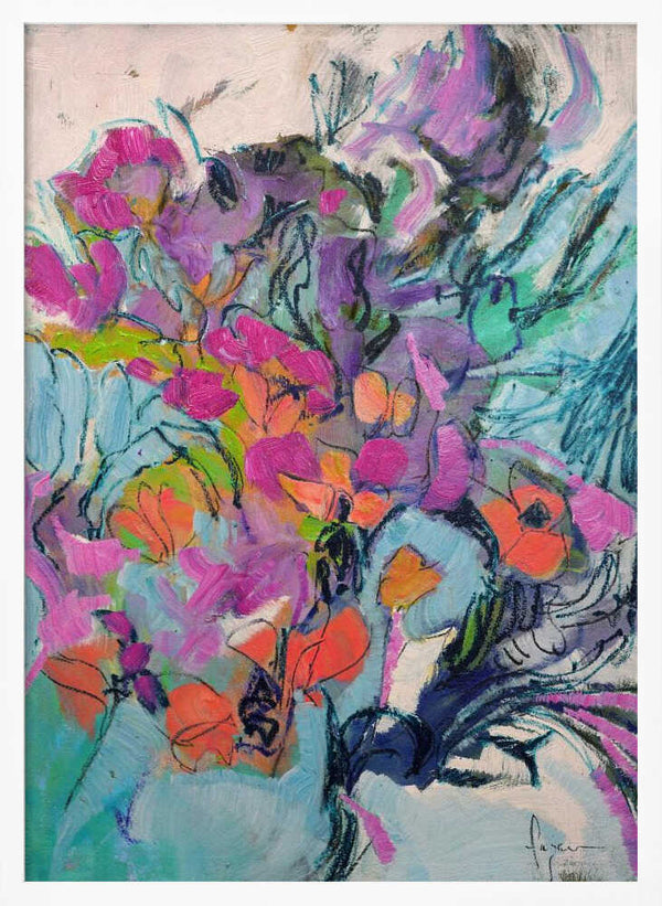 Tablou înramat „Floral Symphony” de Dorothy Fagan