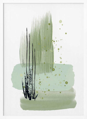 Tablou înramat „Planet Green-1” de Sally Ann Moss