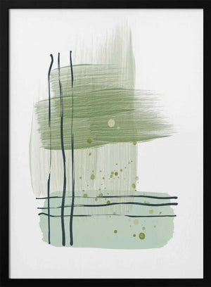 Tablou înramat „Planet Green-3” de Sally Ann Moss