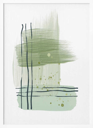 Tablou înramat „Planet Green-3” de Sally Ann Moss