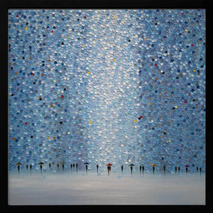 Tablou înramat „8 Umbrellas” de Ekaterina Ermilkina