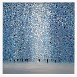 Tablou înramat „8 Umbrellas” de Ekaterina Ermilkina