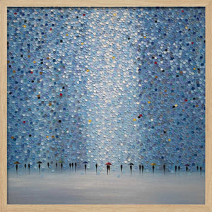 Tablou înramat „8 Umbrellas” de Ekaterina Ermilkina