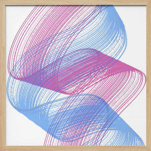 Tablou înramat „Rhythmic Waves” de Martina