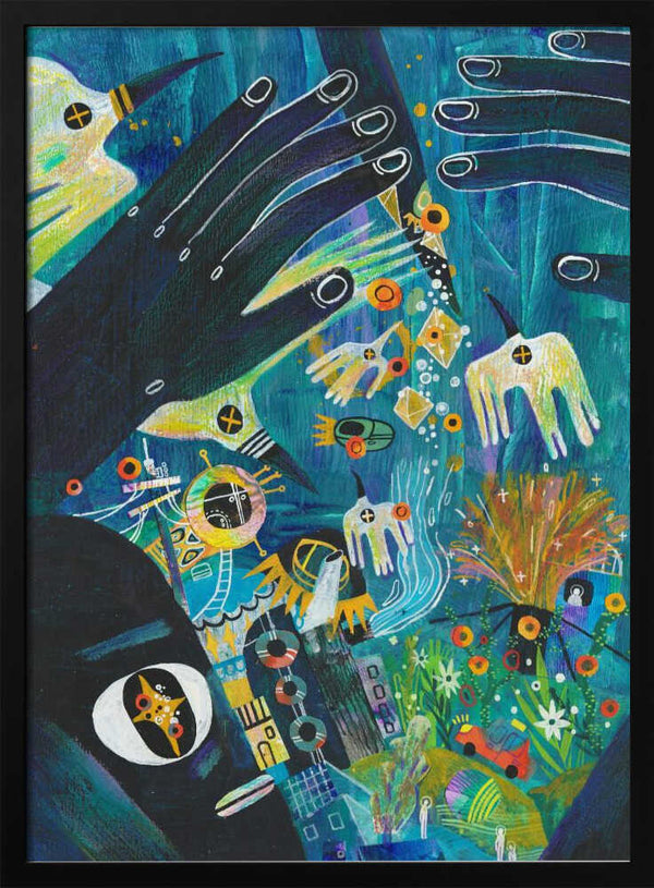 Tablou înramat „Seagulls” de Changyu Zou