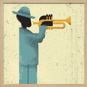 Tablou înramat „Jazz Musician” de Vision Grasp Art