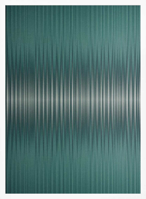 Tablou înramat „Euphoria - Green and White” de Alma