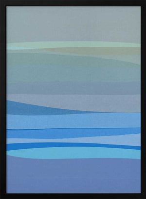 Tablou înramat „Blue Abstract I” de Orara Studio