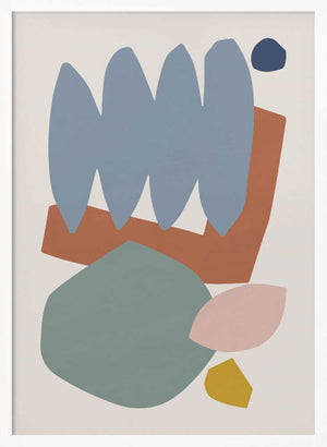 Tablou înramat „Collage Pastel II” de Orara Studio