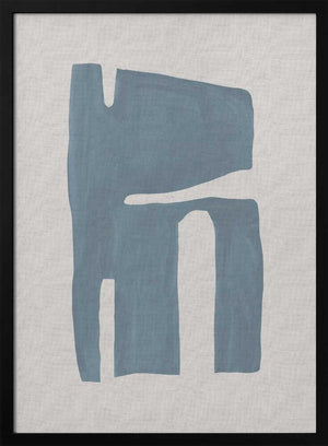 Tablou înramat „Mid Century Blue II” de Orara Studio
