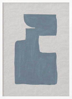 Tablou înramat „Mid Century Blue III” de Orara Studio
