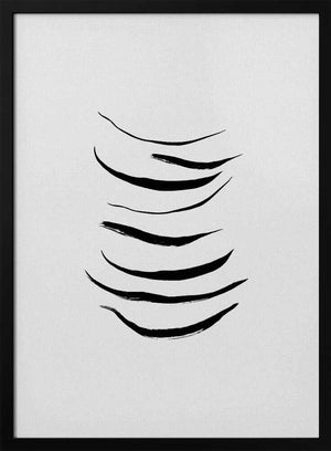 Tablou înramat „Minimalist Black Painting” de Orara Studio