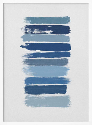 Tablou înramat „Ombre Blue” de Orara Studio