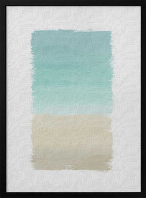 Tablou înramat „Turquoise Abstract” de Orara Studio