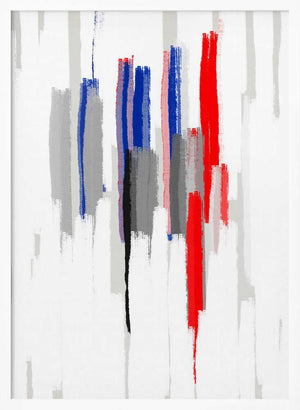 Tablou înramat „BILLS RED WHITE AND BLUE” de Fun Qui