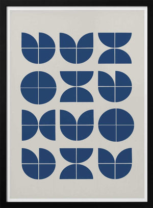Tablou înramat „Geometric Harmony” de THE MIUUS STUDIO