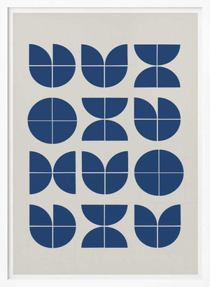 Tablou înramat „Geometric Harmony” de THE MIUUS STUDIO