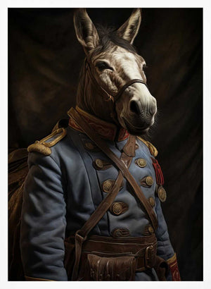 Tablou înramat „Donkey In Costume 2” de Bilge Paksoylu