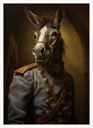 Tablou înramat „Donkey In Costume 3” de Bilge Paksoylu