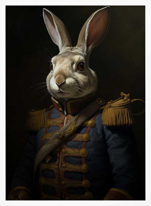 Tablou înramat „Rabbit In Costume 1” de Bilge Paksoylu