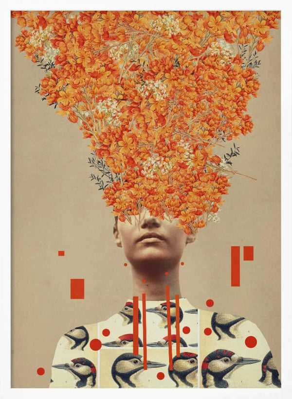 Tablou înramat „Bird Flight In Autumn” de Frank Moth