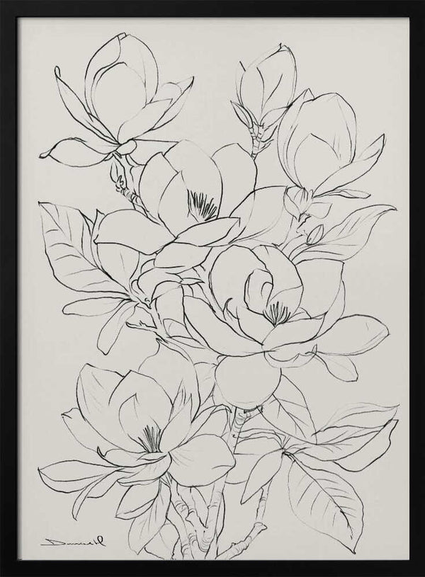 Tablou înramat „Magnolia Tree” de Dan Hobday