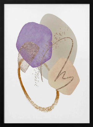 Tablou înramat „Cool Shapes 3” de Sally Ann Moss