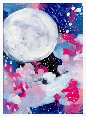 Tablou înramat „Magic Moon” de Ejaaz Haniff