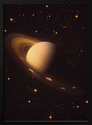 Tablou înramat „Saturn Riders I” de Taudalpoi