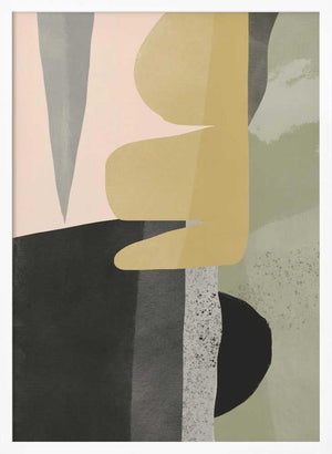 Tablou înramat „Abstract Layers” de Little Dean
