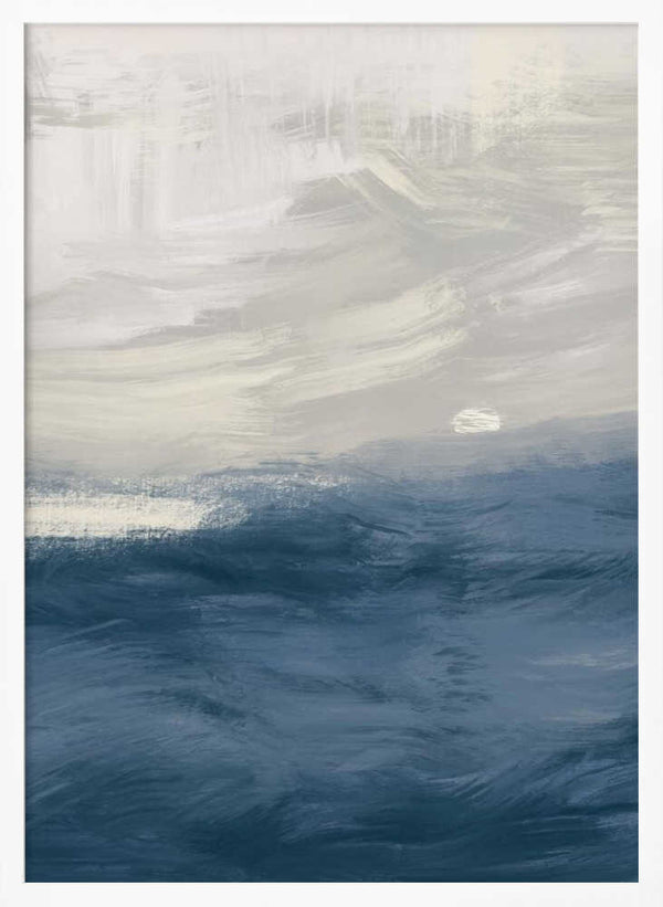 Tablou înramat „Ocean's Tranquility” de Little Dean