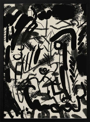 Tablou înramat „Abstraction With Inks” de Little Dean