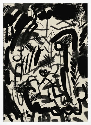 Tablou înramat „Abstraction With Inks” de Little Dean