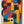 Tablou înramat „Bauhaus Abstract Color Block” de Little Dean